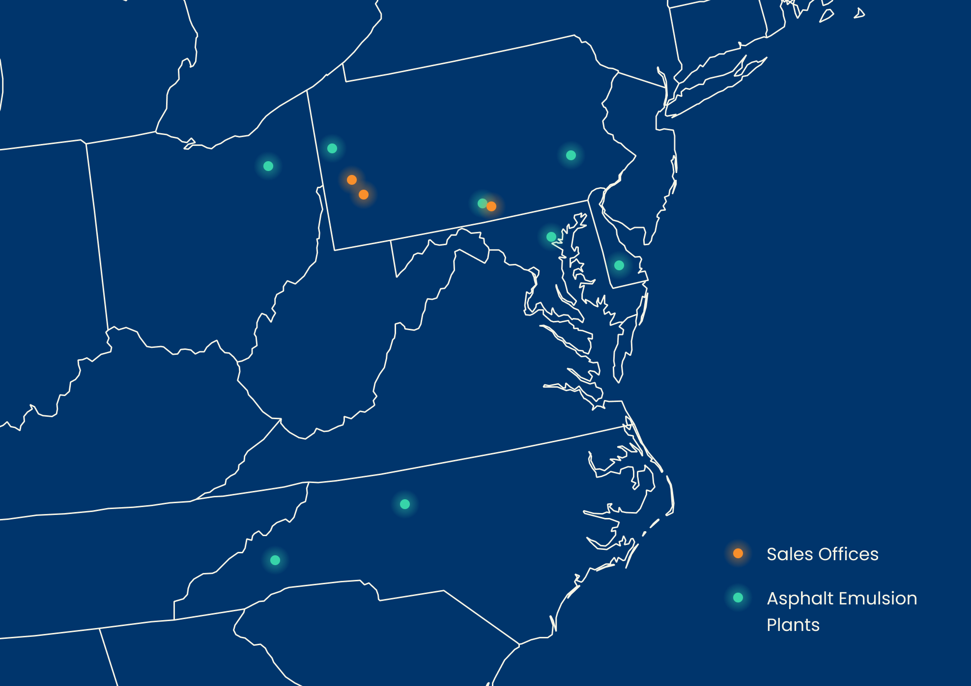 Russell standard territory map